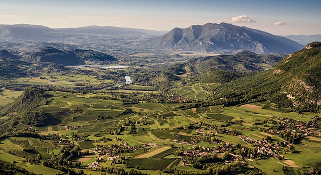 Vue générale du territoire - Entre Rhône et Dent du Chat