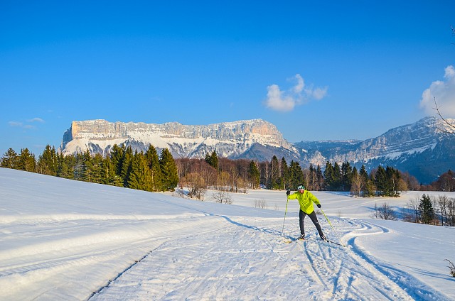 Plateau du Désert avec vue sur le Mont Granier