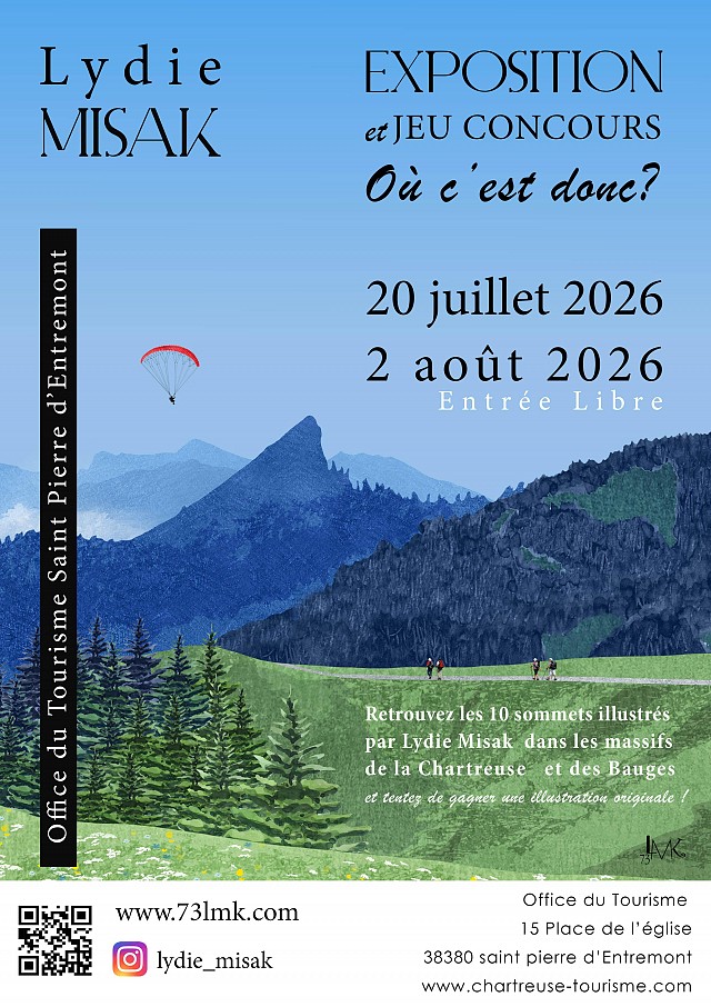 Exposition des oeuvres de Lydie Misak_Saint-Pierre-d'Entremont