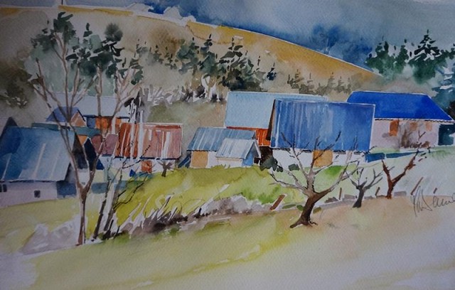 Exposition des peintures de Marie-Claire Daniel_Saint-Pierre-d'Entremont