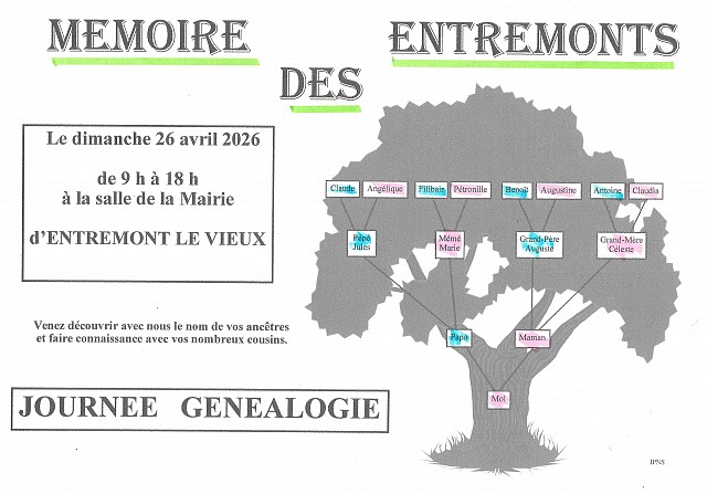 Journée généalogie_Entremont-le-Vieux