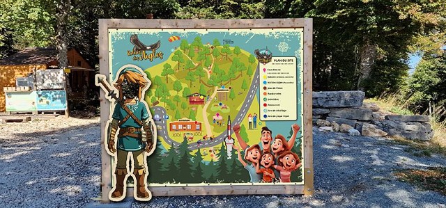 Panneau D'Accueil Relais des Aigles