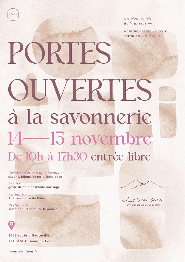 Portes ouvertes à la savonnerie Le Vrai Sens_Saint-Thibaud-de-Couz