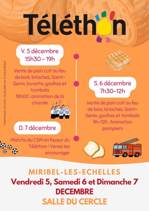 Téléthon à Miribel_Miribel-les-Échelles
