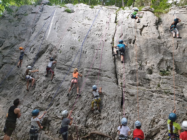 sorties escalade école
