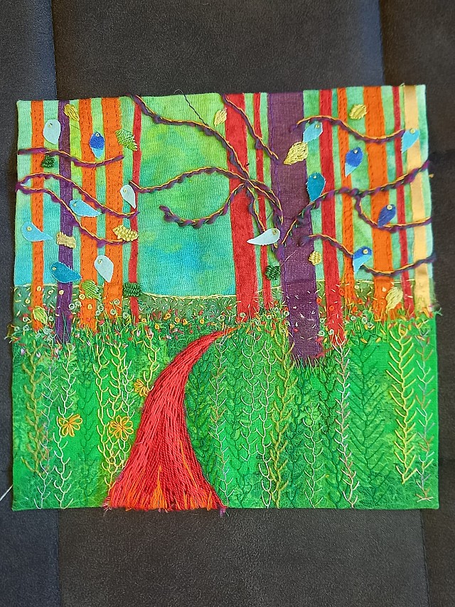 Exposition des oeuvres de Christiane Séchet_Saint-Pierre-d'Entremont