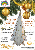 Atelier créatif sapin de Noël en carton_Saint-Genix-les-Villages