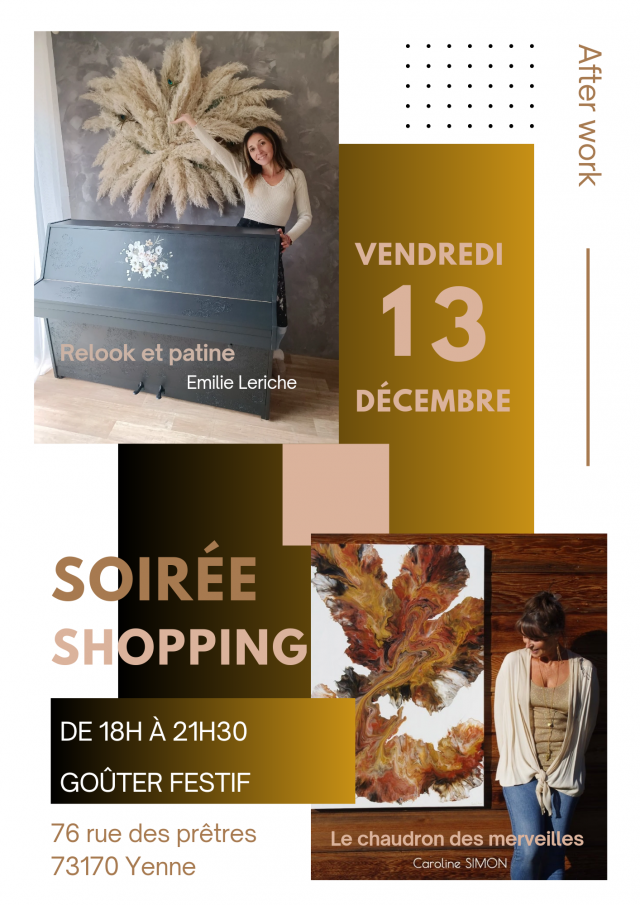 Soirée shopping chez Relook & Patine !_Yenne