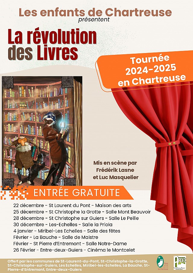 Les enfants de Chartreuse présentent : La révolution des livres_Saint-Christophe-la-Grotte