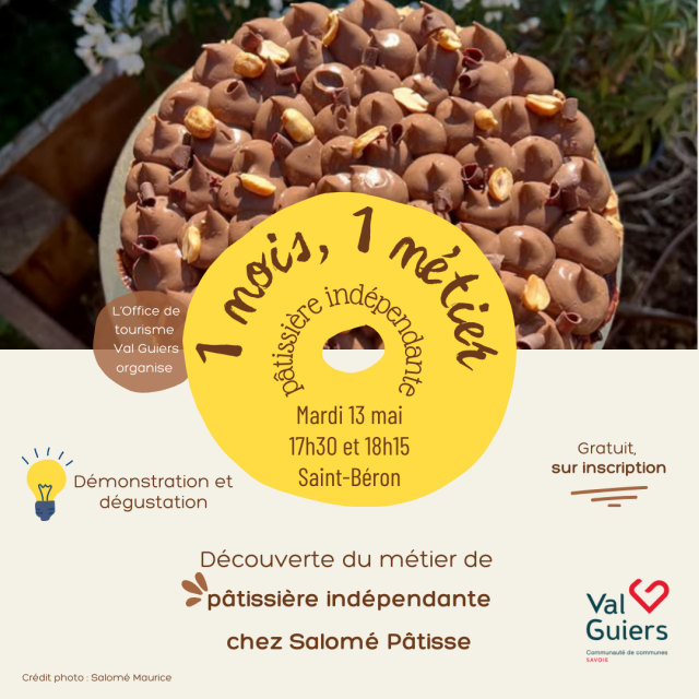 1 mois, 1 métier pâtissière indépendante_Saint-Béron