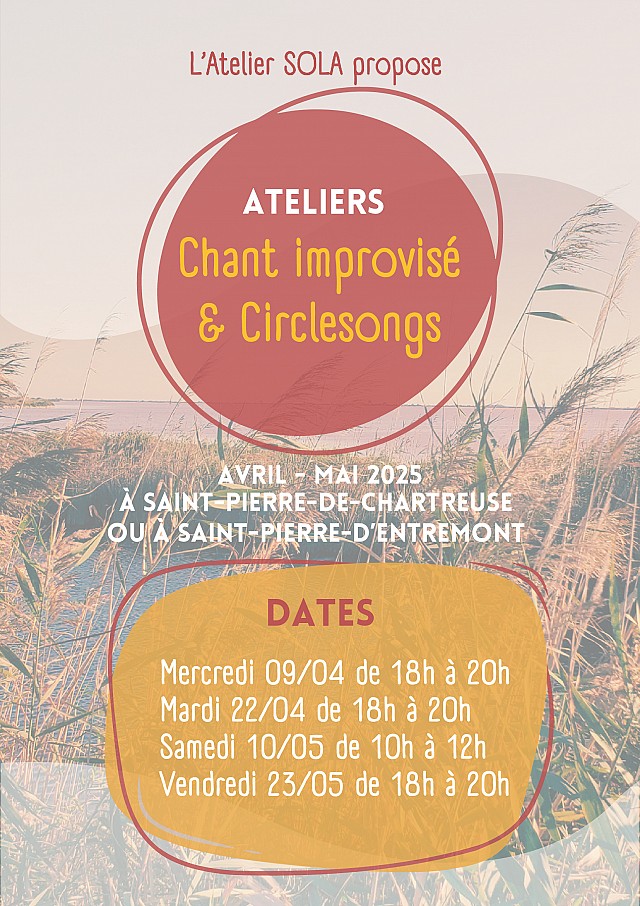 Chants improvisés et Circlesongs_Saint-Pierre-de-Chartreuse