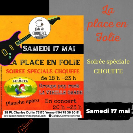 La Place en folie au Café du Commerce_Yenne