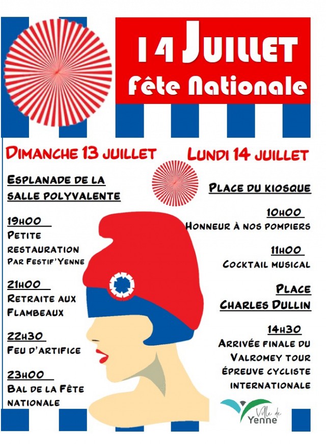 Feu d’artifice et bal à Yenne !_Yenne