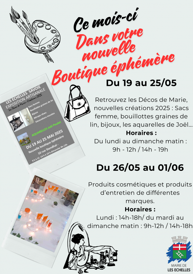 Nouvelle boutique éphémère_Les Échelles