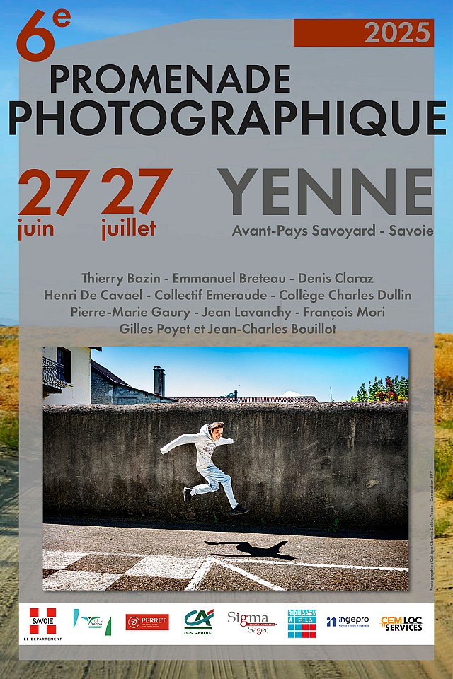 Affiche Promenade Photographique de Yenne 2025