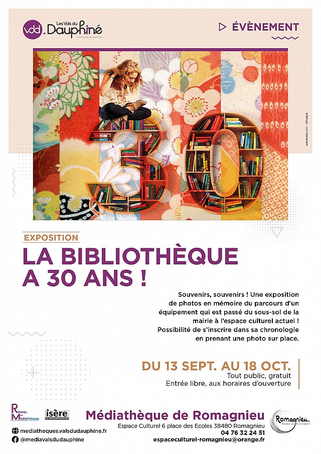 La bibliothèque a 30 ans !_Romagnieu