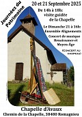 affiche Journée Patrimoine
