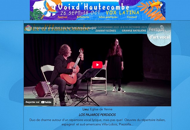 Concert - Duo Cosi Fan Tutte_Yenne