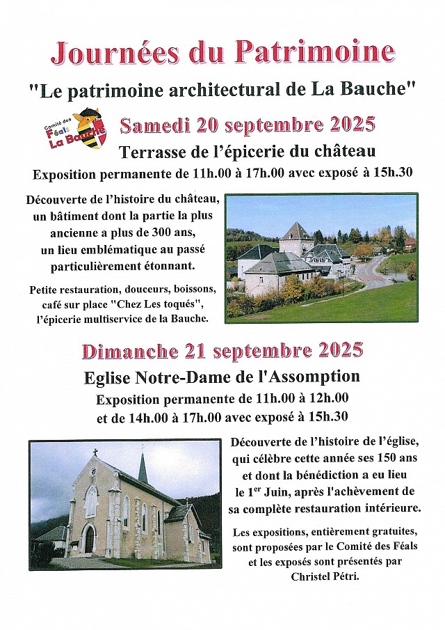 Le patrimoine architectural de La Bauche_La Bauche