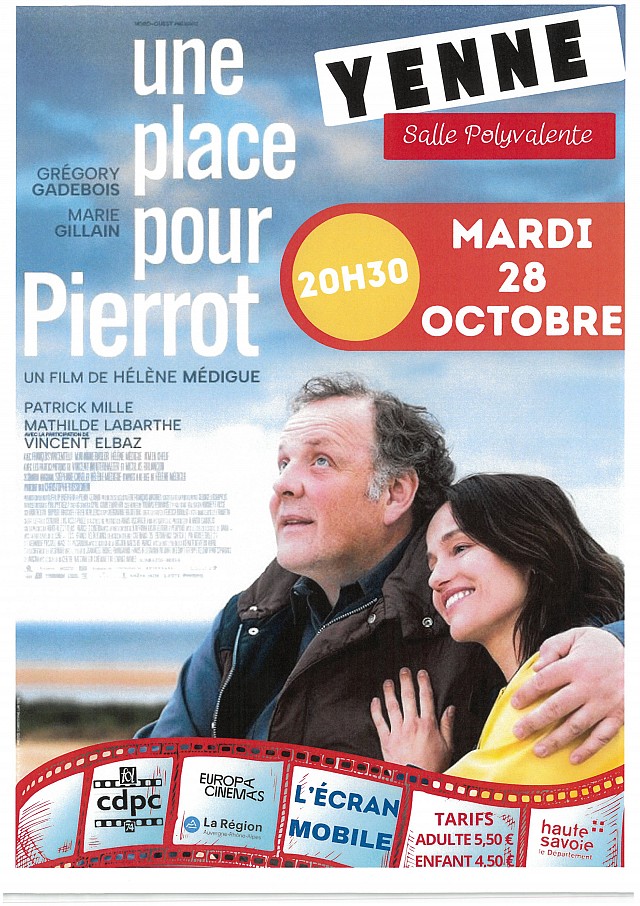 Cinéma Yenne : Une place pour Pierrot_Yenne