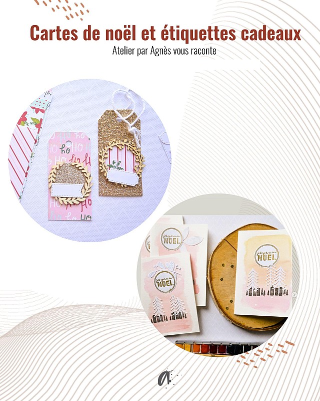 Atelier scrapbooking : étiquettes et cartes de Noël_Les Échelles