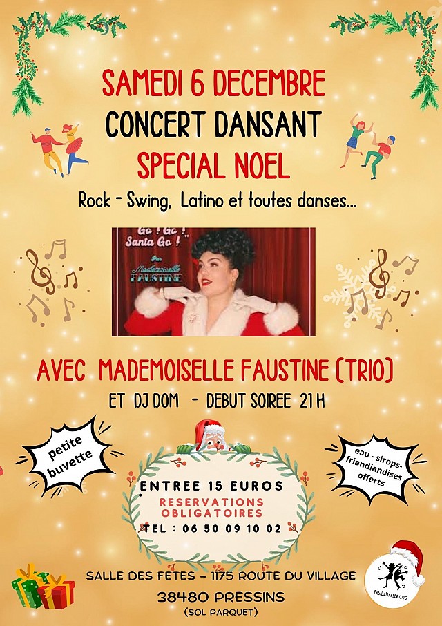 CONCERT  DANSANTE AVEC ORCHESTRE