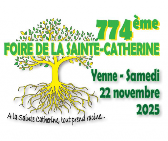 774ème Foire de la Sainte-Catherine à Yenne_Yenne