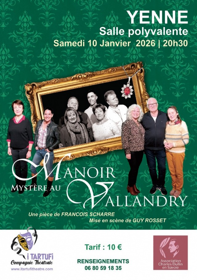 Théâtre : Mystère au Manoir Vallandry_Yenne