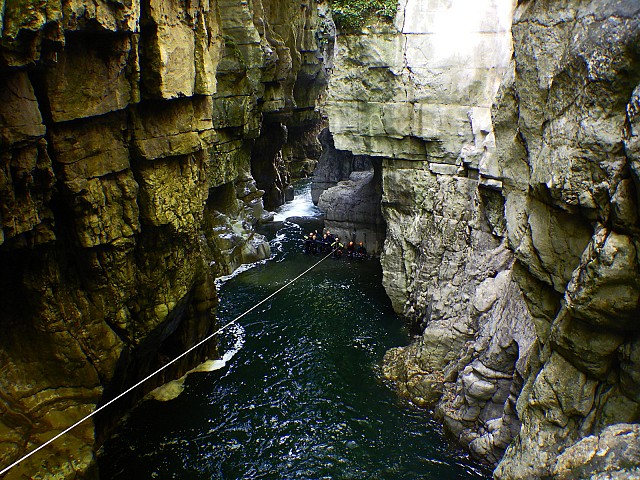 Canyoning dans les gorges de Chailles avec Cordi'Ca
