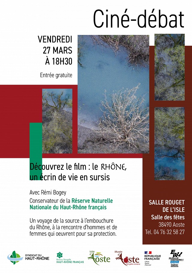 Ciné-Débat Le Rhône, un écrin de vie en sursis_Aoste
