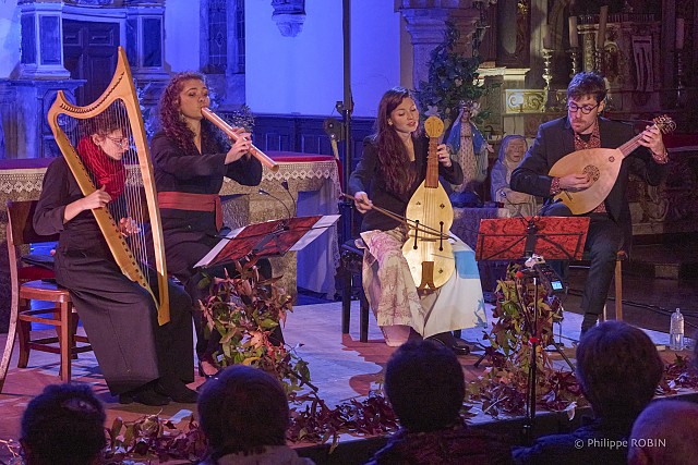 Concert : La harpe, le philtre et l’épée, musique médiévale_Aoste