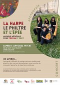 Concert : La harpe, le philtre et l’épée, musique médiévale_Aoste