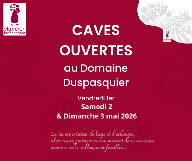 Cave Ouverte • Domaine Dupasquier_Jongieux