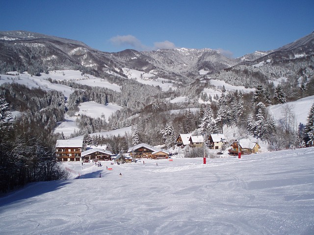 L'hiver à la station du Granier en Chartreuse