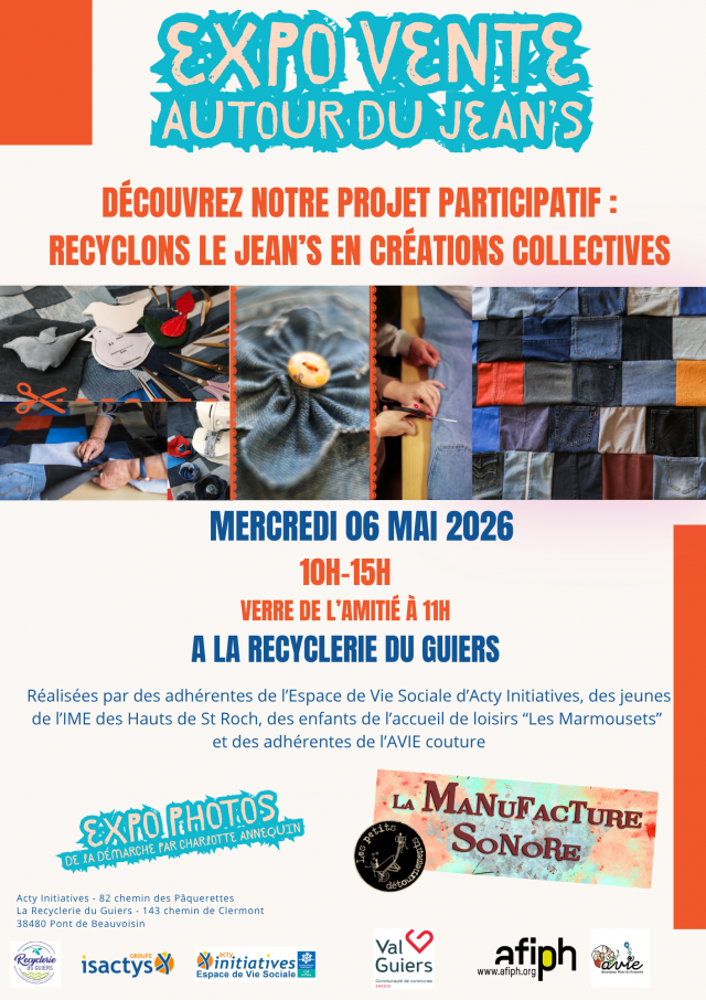 flyer autour du jeans