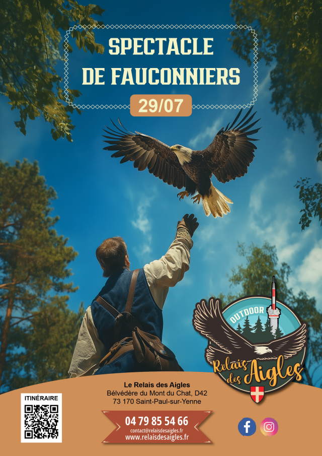 Affiche Spectacle de Fauconnier