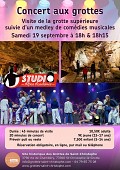 Visite guidée de la grotte supérieure et concert_Saint-Christophe-la-Grotte