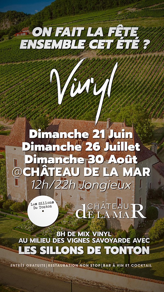 VIN'YL au Château de la Mar • Édition de juillet_Jongieux