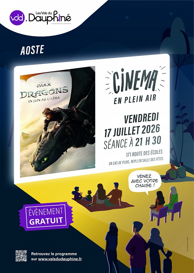 Cinéma en plein air - Dragons_Aoste