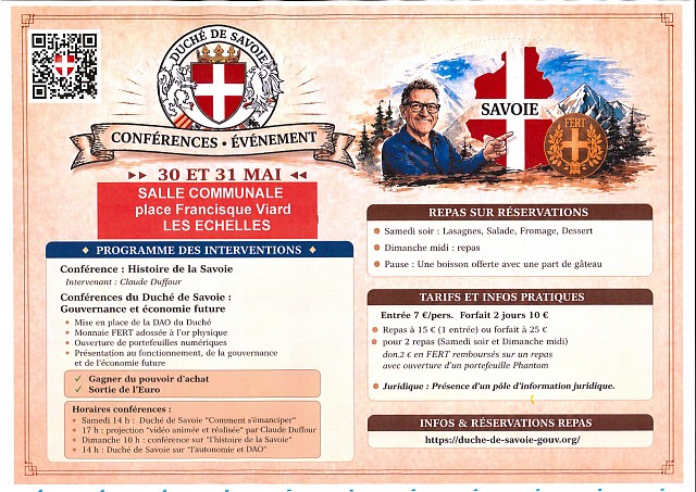 Conférences sur le Duché de Savoie_Les Échelles