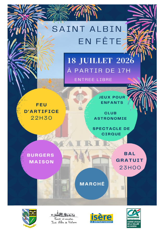 Affiche Saint-Albin en fête