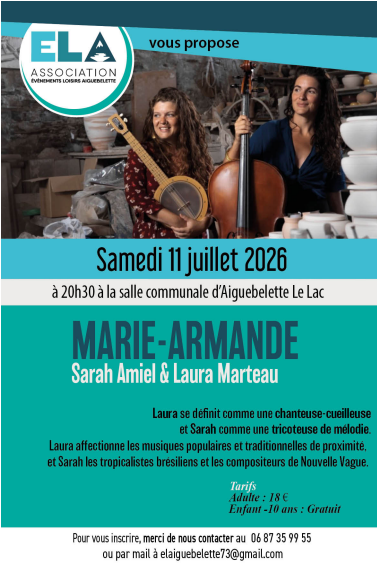 concert Marie Armande_Aiguebelette-le-Lac