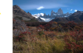 Paysage d'amérique du Sud