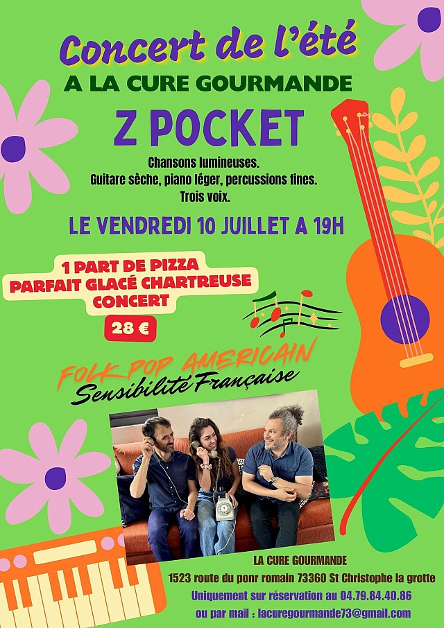 Concert de l'été à la Cure Gourmande avec