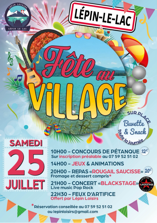 Fête de Lépin Loisirs_Lépin-le-Lac