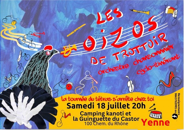 Concert des Oizos de Trottoir au Camping Kanoti_Yenne