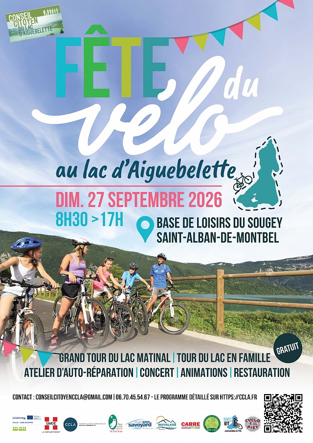 Fête du vélo au Lac d'Aiguebelette_Saint-Alban-de-Montbel
