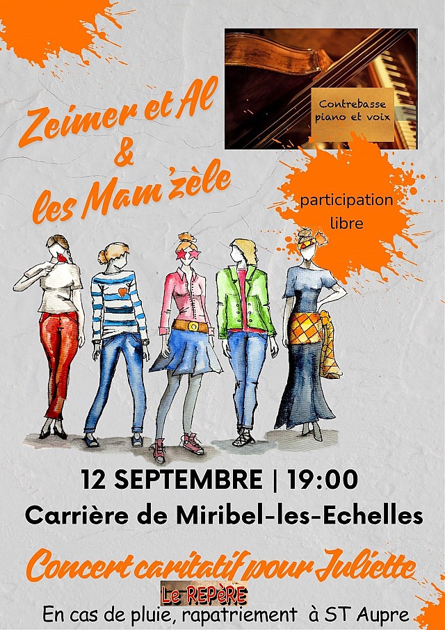 concert des Mam'zelles et Zheimer_Miribel-les-Échelles