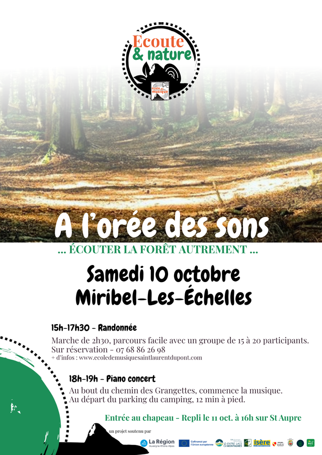 Balade et concert de piano en forêt 