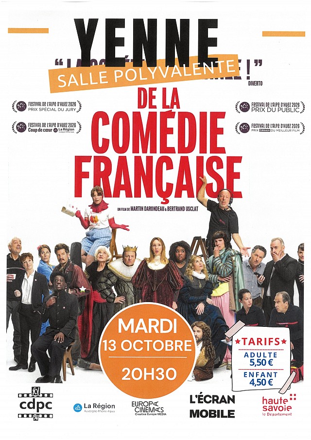 Cinéma à Yenne : De la Comédie-Française_Yenne
